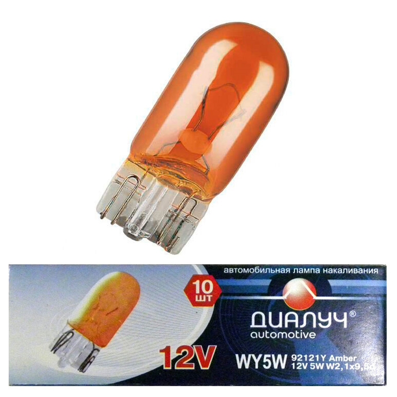 Wy5w лампа. Лампа wy5w (б/цокол.габарит желтая) 12v "ДИАЛУЧ". Лампа w5w 12v 5w w2.1 9.5d ДИАЛУЧ 92121. Лампа wy5w оранжевая ДИАЛУЧ. Автолампа wy5w 12v w2.1*9.5d.