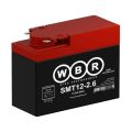 WBR SMT12-2.6 (YTX4A-BS) 2,6А/ч-12V EN45 прямая 113x48x85