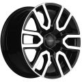 Khomen Wheels KHW1723 8x17 6x139,7 ET25 106,1 Black-FP