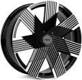 Skill Wheels SL778 9x21 5x130 ET33 71,6 чёрный глянцевый + полированные спицы