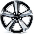 Skill Wheels SV107 10x22 5x150 ET45 110,1 Черный + полированные спицы