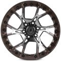 Skill Wheels SV307 10x20 6x139,7 ET-10 78,1 Бронза матовая + полировка + матовый темный лак