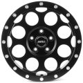 Skill Wheels SV607 8x17 5x120 ET45 65,1 Черный матовый + полированные декоративные болты